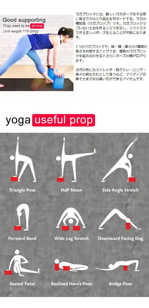 クーポン 有 色違い有!YOGAヨガブロック2個ストラップベルト付ストレッチ補助ジム ピラティス スポーツ マンダラ お家運動 YouTube ギフト 人気