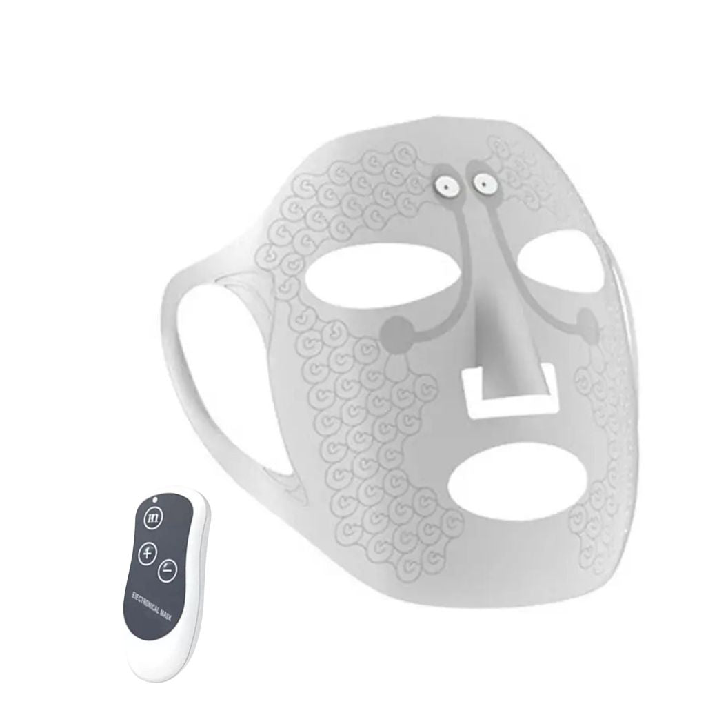 顔 筋トレ EMS 美顔器 シリコン マスク マイクロカレント ems 低 高 周波 目元 あご 頬 筋肉 表情筋 家庭用 小顔 リフトアップ 美顔 引き締め 40 50 代 シート フェイスマスク 肌 ハリ 効果 フェイシャル ケア マッサージ 美顔機 ギフト