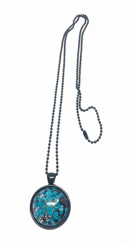 クーポン 本物のお花 ドライスプレーフラワーアンティーク調ペンダント ネックレスハーバリウム(植物標本) ネックレス花 プリザーブドフラワー ペンダント 押し花 ボタニカル ボタニカ ドライフラワー 誕生日 プレゼント ギフト 人気