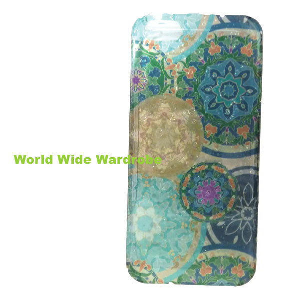 ★水滴付き?花柄モザイクが素敵なiPhone5カバーケース