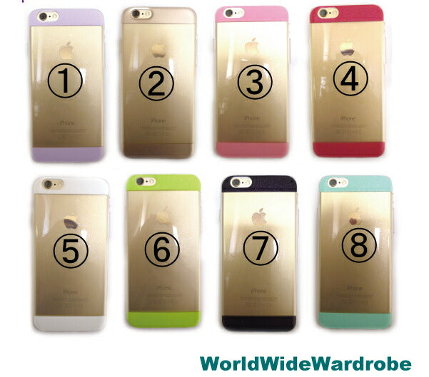 クーポン ほんのりラメカラー感透明クリアiPhone6シンプルカバーケース ギフト 人気