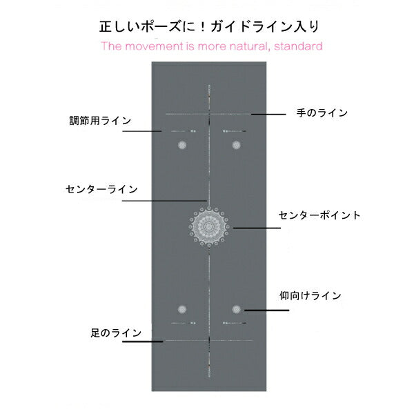 クーポンクーポン有 セール クーポン 送料無料ガイドライン入りだからポーズが決まる!吸汗抗菌速乾 ヨガマットラグ タオルYOGATOWELホットヨガジムフィットネス通いに超便利(^^♪滑りにくい ギフト 人気
