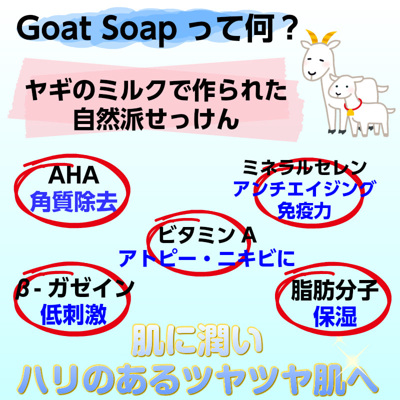 クーポン 敏感肌 乾燥肌 おすすめ オーストラリア製 ゴートソープ Goat Soap ヤギミルク 自然派 ナチュラル オーガニック せっけん アトピー ベビーソープ マヌカハニー ココナッツオイル パパイヤ 保湿 石鹸 石けん 泡立つ パーム油  毛穴 ギフト 人気 クリスマス 正月