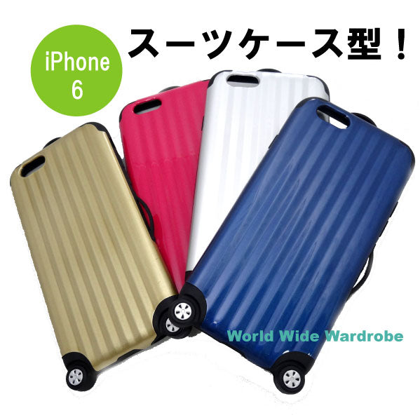 クーポン 人気トラベルスーツケース型iPhone6カバーケース アイフォン６